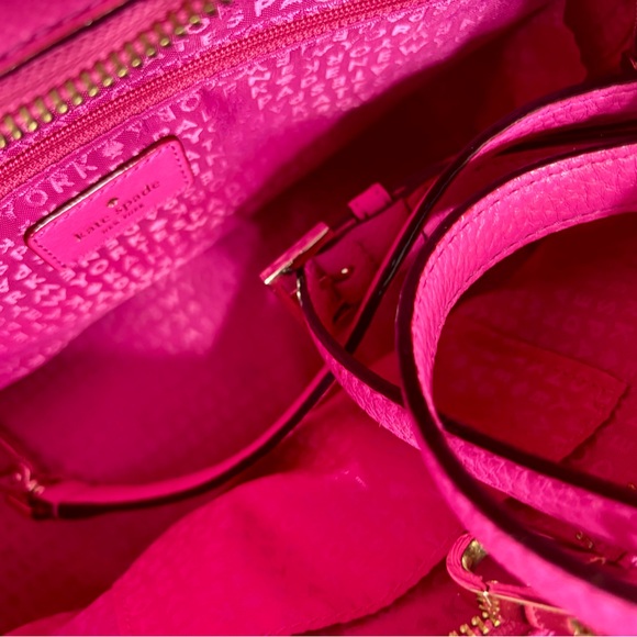 Kate Spade Pink Leather Crossbody Tote Bag NWOT - Picture 5 of 5